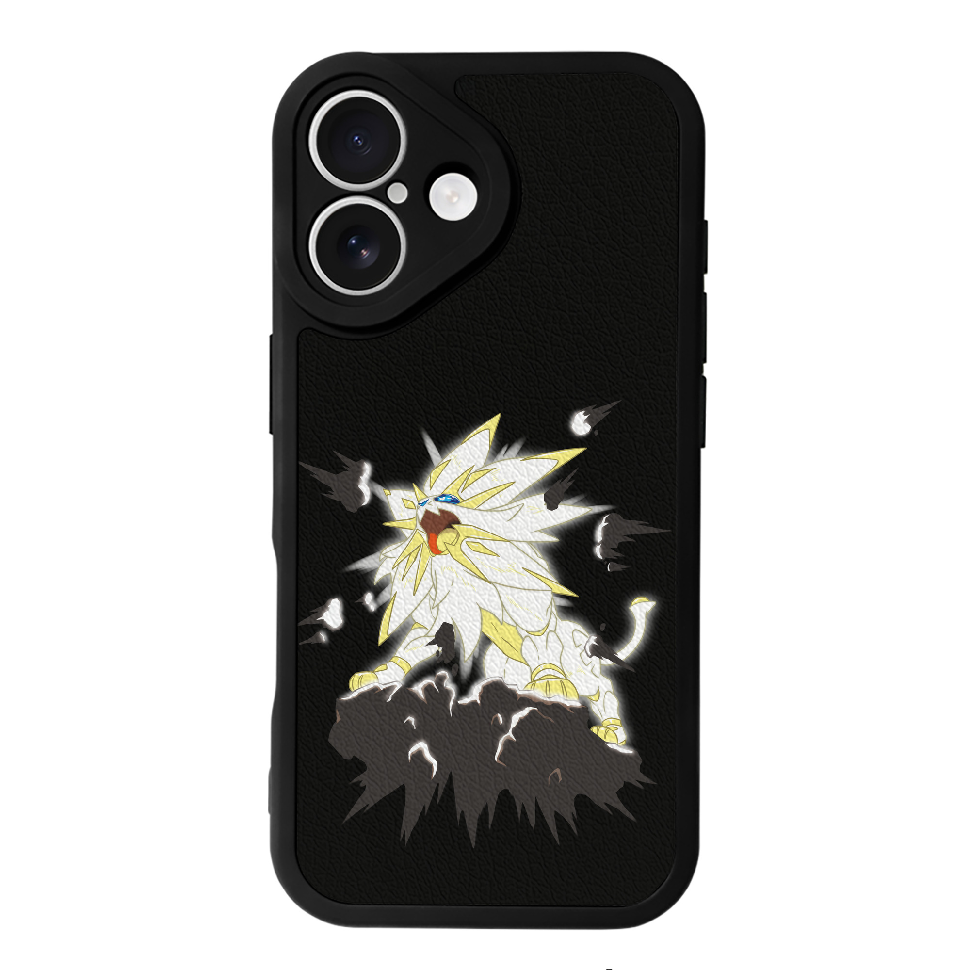 （画像用） ポケットモンスター Pokémon 【iPhone 16シリーズ対応】シリコンスマホケース（レザー調） 材質：シリコン
